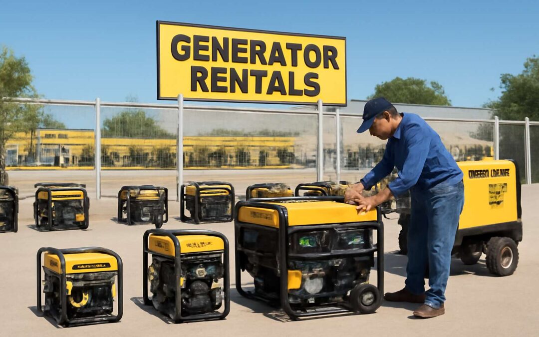 Power on demand: who rents generators near me for quick, reliable rentals