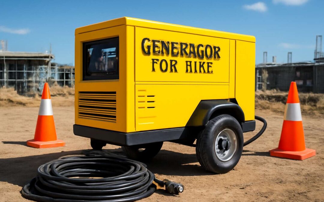 Power up anywhere with generators for hire, reliable power when you need it.