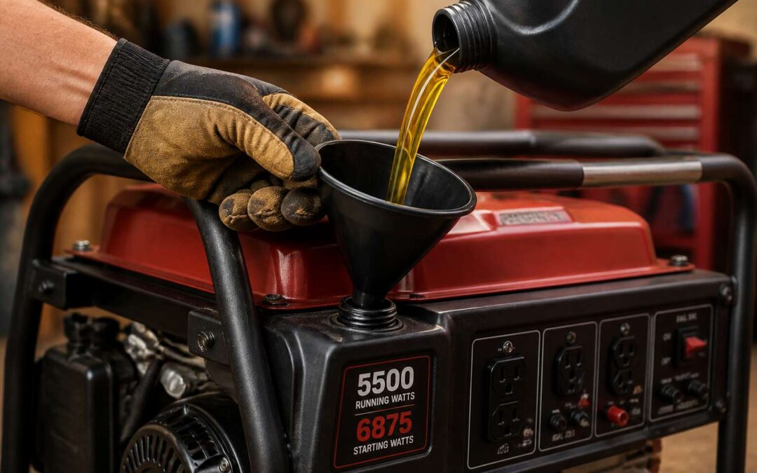 Pick the right generators oil to avoid engine wear and costly repairs.