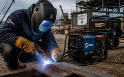 Welders with generators provide portable power for on site welding.