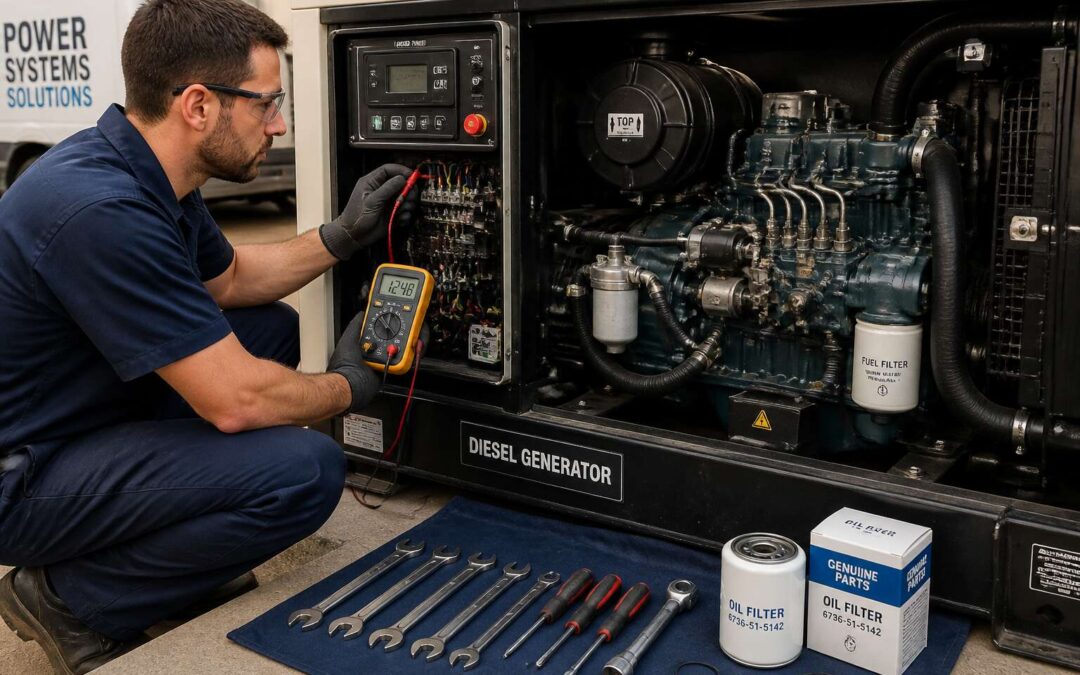 Learn how to repair a diesel generator.