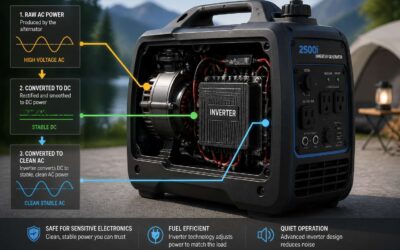 How do inverter generators work? Clean power explained.